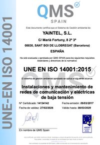 QMS CERTIFICAT 14001 SP_1